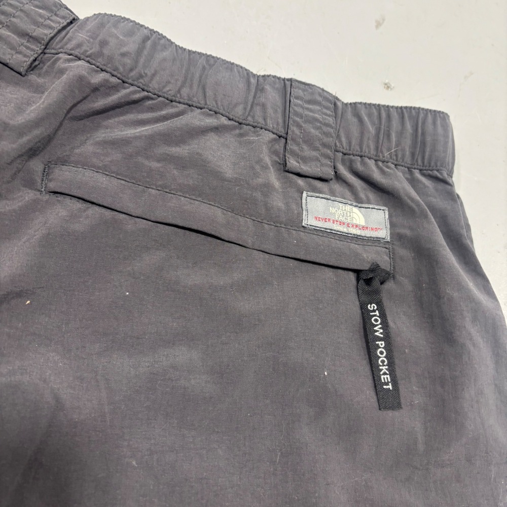 The North Face Mens Gray Cargo Hiking Shorts Stow Pocket Size Large L Quick Dry - Picture 7 of 8